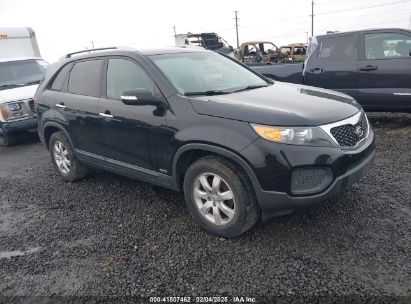 2013 KIA SORENTO LX V6 Black  Gasoline 5XYKTDA26DG369145 photo #1