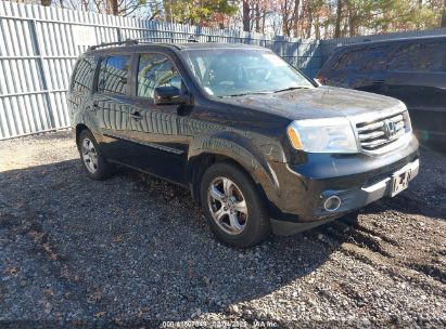 2012 HONDA PILOT EX-L Gray  Gasoline 5FNYF4H70CB047738 photo #1