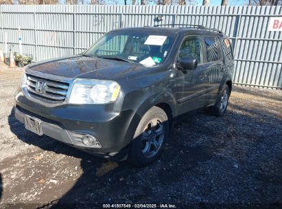 2012 HONDA PILOT EX-L Gray  Gasoline 5FNYF4H70CB047738 photo #3