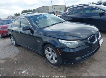 2008 BMW 528I Black  Gasoline WBANU53518CT18277 photo #1