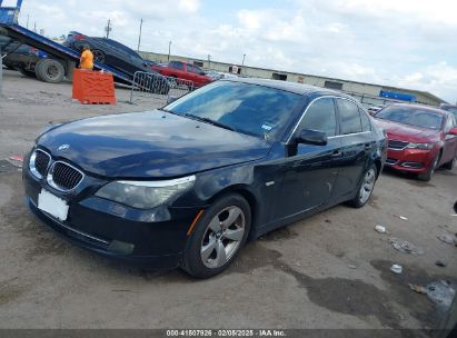 2008 BMW 528I Black  Gasoline WBANU53518CT18277 photo #3