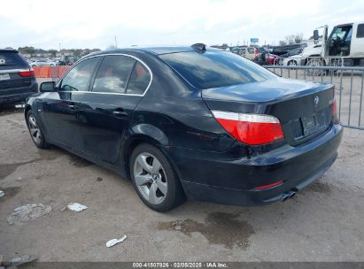 2008 BMW 528I Black  Gasoline WBANU53518CT18277 photo #4