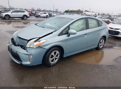 2014 TOYOTA PRIUS TWO Blue  Hybrid JTDKN3DU1E1741834 photo #3