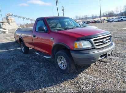 2002 FORD F-150 XL/XLT Red  Gasoline 1FTRF18L12NB84378 photo #1