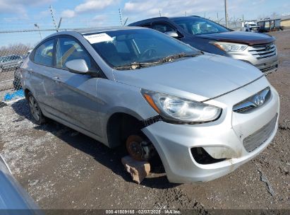 2012 HYUNDAI ACCENT GLS Silver  Gasoline KMHCU4AEXCU145140 photo #1