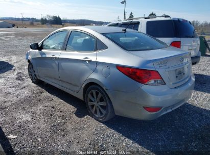 2012 HYUNDAI ACCENT GLS Silver  Gasoline KMHCU4AEXCU145140 photo #4