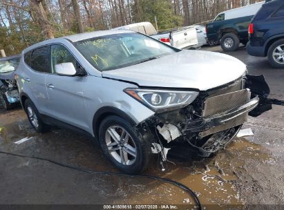 2018 HYUNDAI SANTA FE SPORT 2.4L Silver  Gasoline 5XYZT3LBXJG533448 photo #1