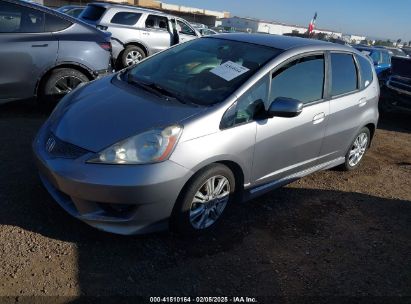 2009 HONDA FIT SPORT Gray  Gasoline JHMGE88489S068522 photo #3