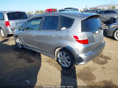 2009 HONDA FIT SPORT Gray  Gasoline JHMGE88489S068522 photo #4