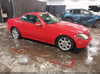 2002 MERCEDES-BENZ SLK 230 KOMPRESSOR Red converti gas WDBKK49F92F246724 photo #1