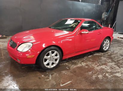 2002 MERCEDES-BENZ SLK 230 KOMPRESSOR Red converti gas WDBKK49F92F246724 photo #3