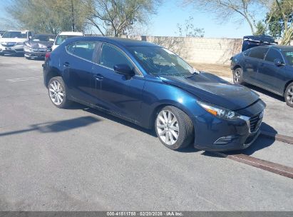 2017 MAZDA MAZDA3 TOURING Blue  Gasoline 3MZBN1L71HM153517 photo #1