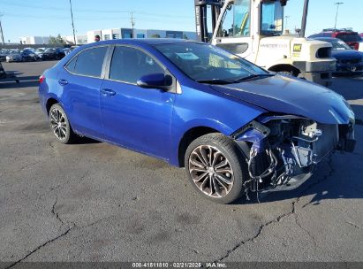 2014 TOYOTA COROLLA S PLUS Blue  Gasoline 5YFBURHE2EP173744 photo #1