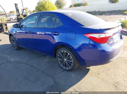 2014 TOYOTA COROLLA S PLUS Blue  Gasoline 5YFBURHE2EP173744 photo #4