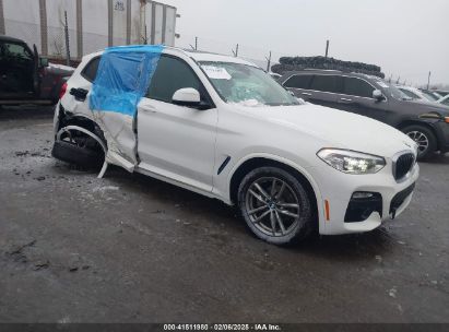 2019 BMW X3 XDRIVE30I White  Gasoline 5UXTR9C51KLR06849 photo #1