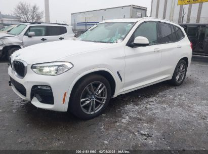 2019 BMW X3 XDRIVE30I White  Gasoline 5UXTR9C51KLR06849 photo #3