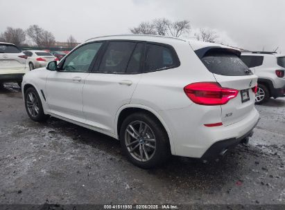 2019 BMW X3 XDRIVE30I White  Gasoline 5UXTR9C51KLR06849 photo #4