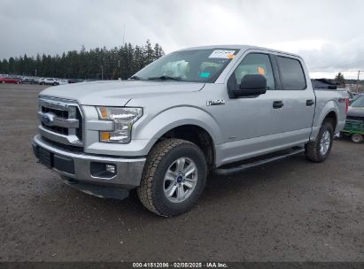 2015 FORD F-150 XLT Silver  Gasoline 1FTEW1EG7FFB13496 photo #3