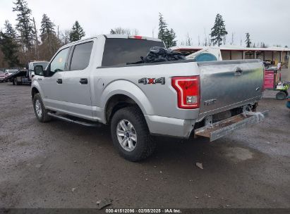 2015 FORD F-150 XLT Silver  Gasoline 1FTEW1EG7FFB13496 photo #4