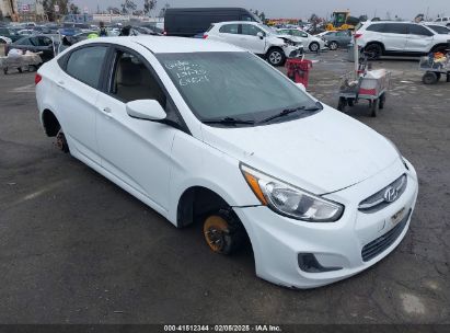 2016 HYUNDAI ACCENT SE White  Gasoline KMHCT4AE0GU165602 photo #1