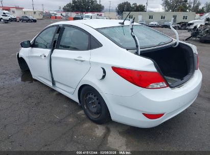 2016 HYUNDAI ACCENT SE White  Gasoline KMHCT4AE0GU165602 photo #4