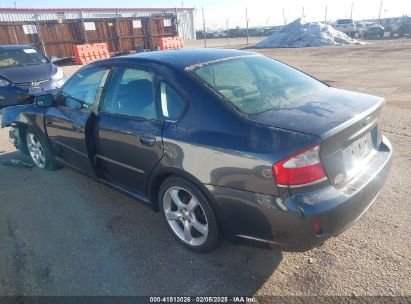 2009 SUBARU LEGACY 2.5I Black  Gasoline 4S3BL616697217398 photo #4