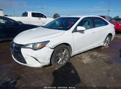 2015 TOYOTA CAMRY SE White  Gasoline 4T1BF1FK3FU113413 photo #3