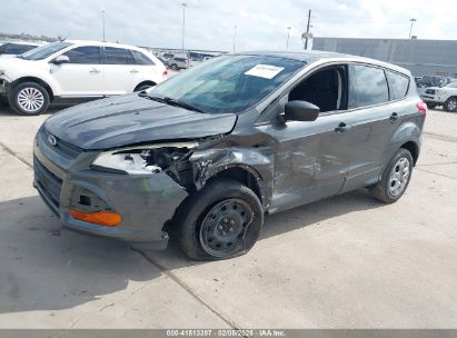 2016 FORD ESCAPE S Gray  Gasoline 1FMCU0F78GUA38547 photo #3