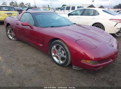 2001 CHEVROLET CORVETTE Burgundy  Gasoline 1G1YY22G715108548 photo #1