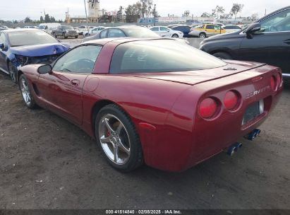 2001 CHEVROLET CORVETTE Burgundy  Gasoline 1G1YY22G715108548 photo #4