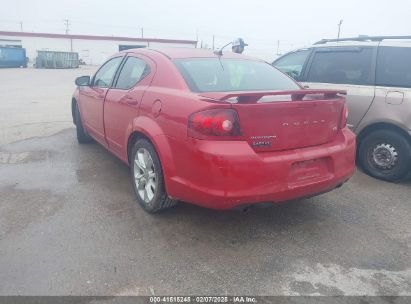 2013 DODGE AVENGER R/T Red  Flexible Fuel 1C3CDZBG0DN663078 photo #4