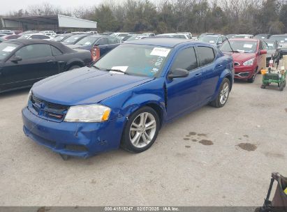 2014 DODGE AVENGER SE Blue  Gasoline 1C3CDZAB0EN188023 photo #3