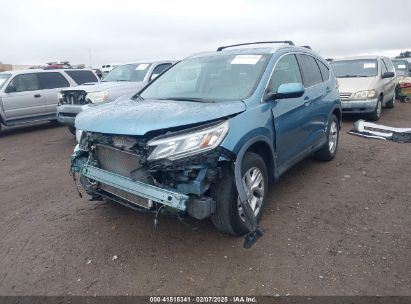 2016 HONDA CR-V EX-L Blue  Gasoline 2HKRM4H73GH607818 photo #3