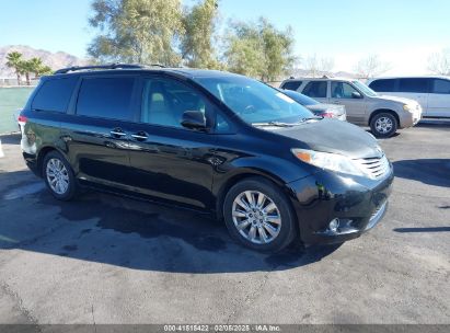 2012 TOYOTA SIENNA XLE/LIMITED Black  Gasoline 5TDYK3DC5CS268322 photo #1