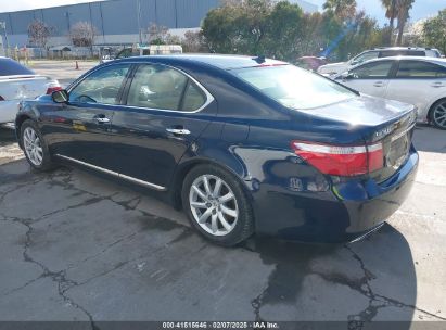 2007 LEXUS LS 460 Dark Blue  Gasoline JTHBL46F175023267 photo #4