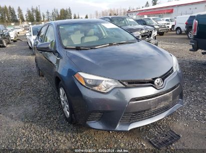 2016 TOYOTA COROLLA LE Gray  Gasoline 2T1BURHEXGC584778 photo #1