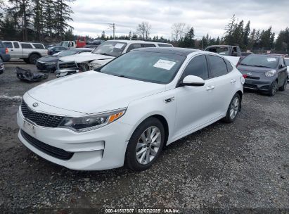 2018 KIA OPTIMA EX White  Gasoline 5XXGU4L37JG216573 photo #3