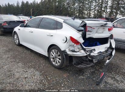 2018 KIA OPTIMA EX White  Gasoline 5XXGU4L37JG216573 photo #4