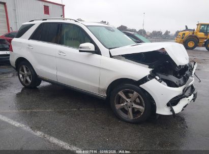 2016 MERCEDES-BENZ GLE 350 White  Gasoline 4JGDA5JB2GA794740 photo #1