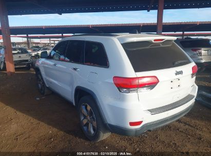 2014 JEEP GRAND CHEROKEE LIMITED White  Flexible Fuel 1C4RJEBGXEC506842 photo #4