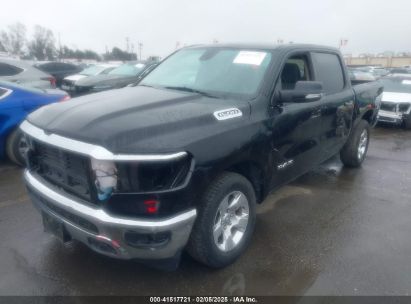 2020 RAM 1500 BIG HORN  4X2 5'7 BOX Black  gas 1C6RREFG1LN333692 photo #3