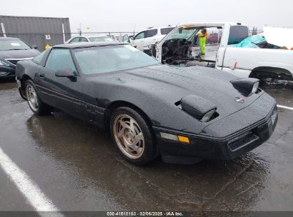 1990 CHEVROLET CORVETTE Black  Gasoline 1G1YY2383L5118195 photo #1