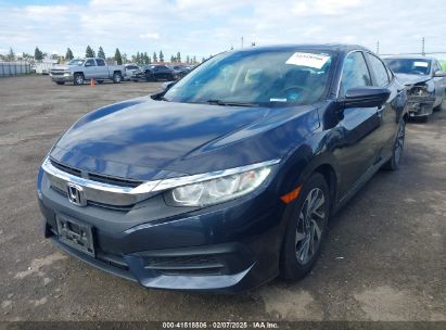 2018 HONDA CIVIC EX Gray  Gasoline 2HGFC2F79JH516065 photo #3