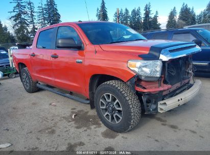 2017 TOYOTA TUNDRA SR5 PLUS Orange  Gasoline 5TFDY5F1XHX597300 photo #1