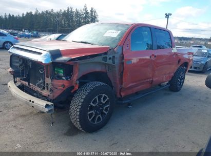 2017 TOYOTA TUNDRA SR5 PLUS Orange  Gasoline 5TFDY5F1XHX597300 photo #3