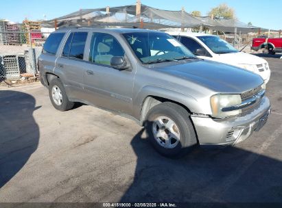 2002 CHEVROLET TRAILBLAZER LS Beige  Gasoline 1GNDS13S322376804 photo #1