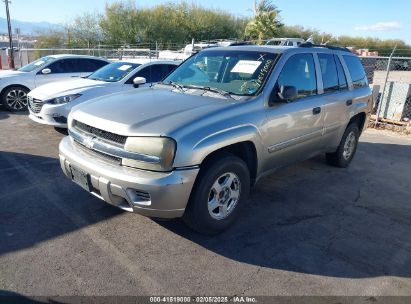 2002 CHEVROLET TRAILBLAZER LS Beige  Gasoline 1GNDS13S322376804 photo #3