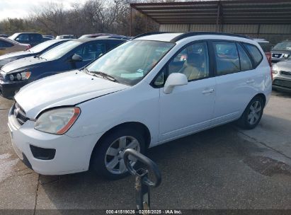 2008 KIA RONDO LX V6 White  Gasoline KNAFG526287186516 photo #3