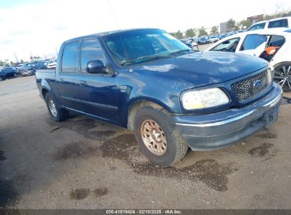 2002 FORD F-150 LARIAT/XLT Blue  Gasoline 1FTRW07672KD74497 photo #1