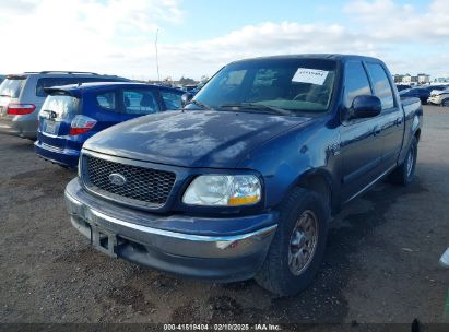 2002 FORD F-150 LARIAT/XLT Blue  Gasoline 1FTRW07672KD74497 photo #3